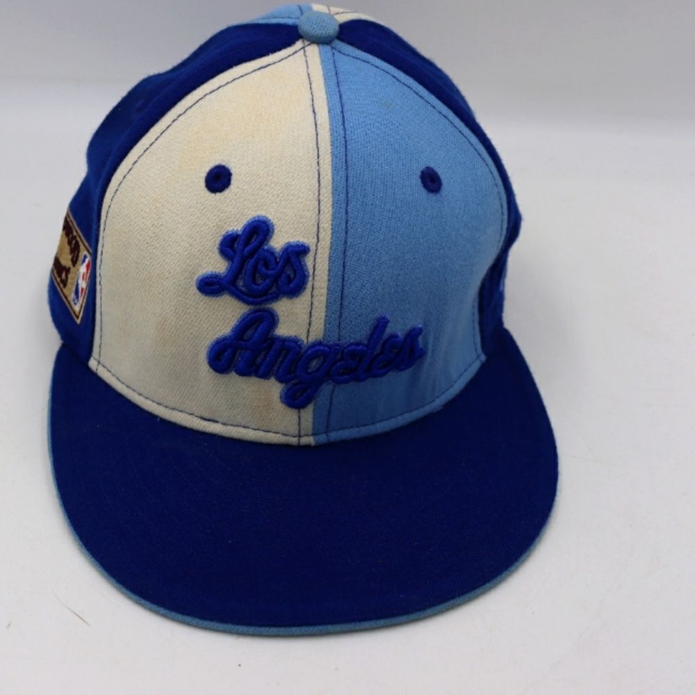 Hardwood Classics New Era Los Angeles Lakers Blue & White Y2K Streetwear Hat Ca